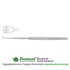 Wound Retractor 3 Sharp Prongs - Large Curve Stainless Steel, 16.5 cm - 6 1/2" Width 10.0 mm